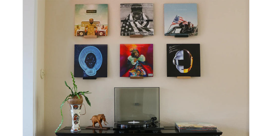 Im Rampenlicht: Schallplatten Halter von VinylCrafts