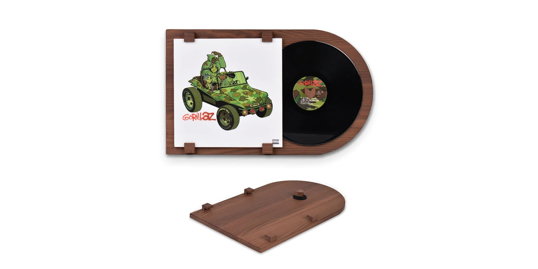 New! Discover the New Vinyl Record Frame - Walnut for Albums: Unique Wall Decoration