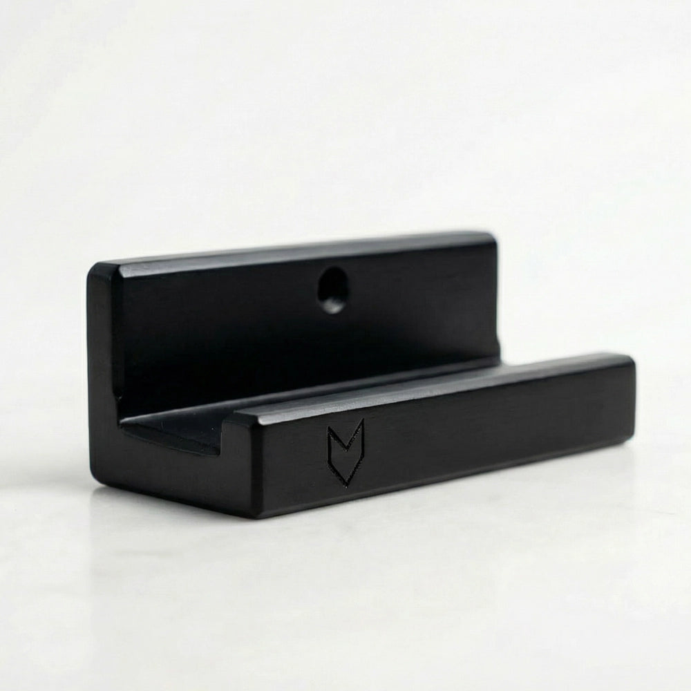 lp houder muur zwart detail