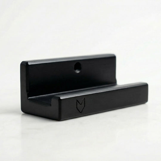 lp houder muur zwart detail