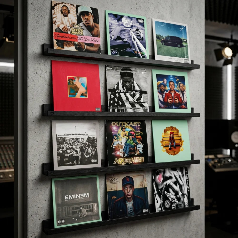 lp wandplank zwart