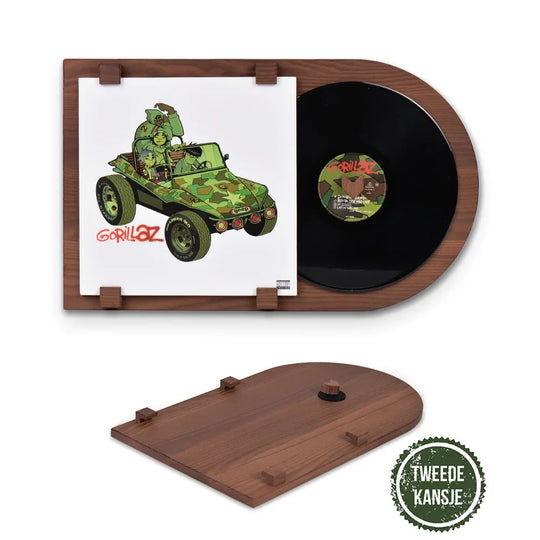 Schallplattenrahmen - Walnuss - 12 Zoll (Zweite Chance)