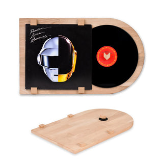 Vinyl record frame - Oak (albums): Unique wall decoration