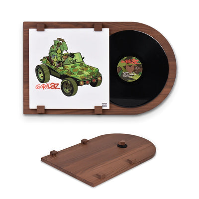 Vinyl record frame - Wallnut (albums): Unique wall decoration