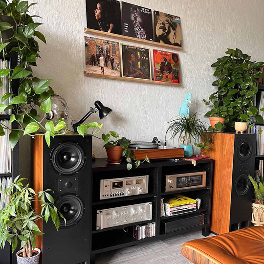 Vinyl album shelf - 100cm (second chance)